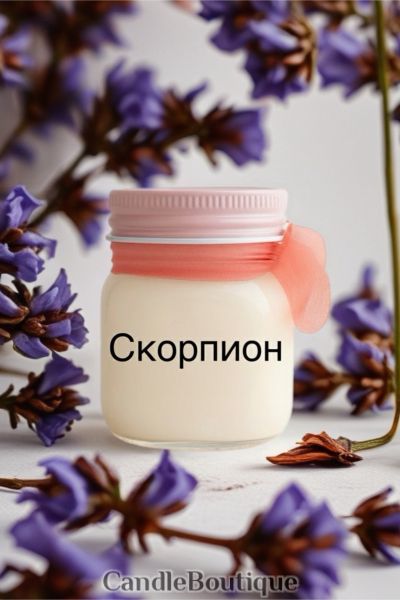 Зодиакална свещ Скорпион - Озарете нощите си!