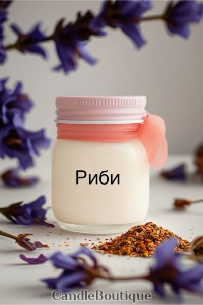Зодиакална свещ Риби - Уют и хармония за вашата зодия!