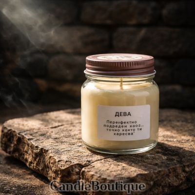 Зодиакална свещ "Дева" - Озарете вашия свят!
