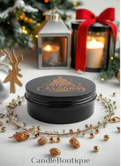Коледна соева свещ